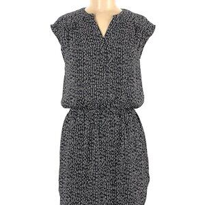 LILA ROSE MINI DRESS LINED BLUE AND WHITE SIZE SMALL
